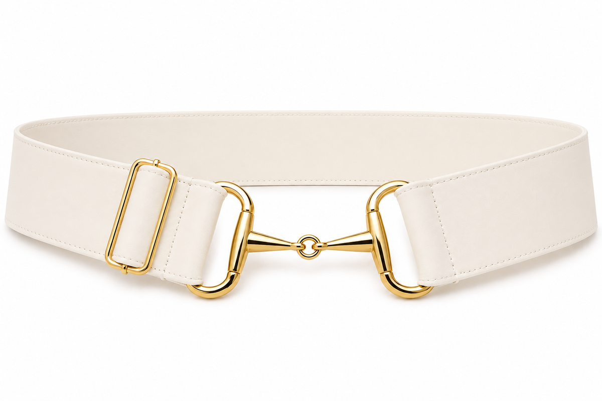 The Novella Snaffle Belt (Cream)