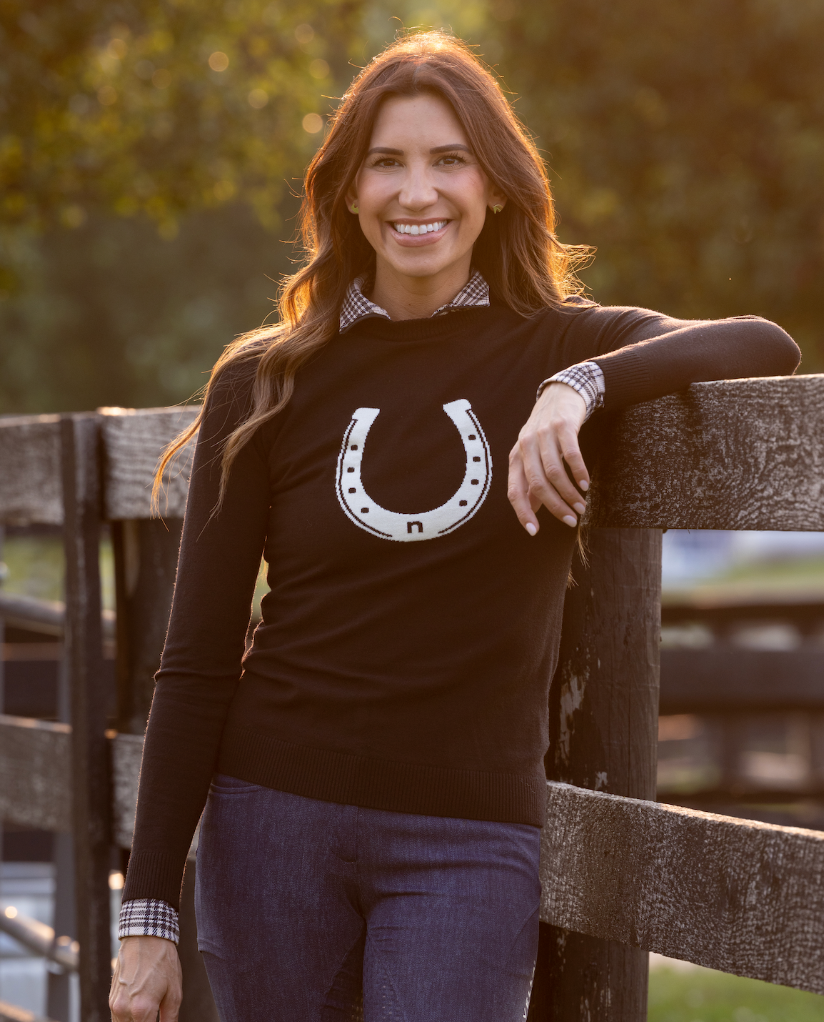 The Novella Lucky Horseshoe Sweater